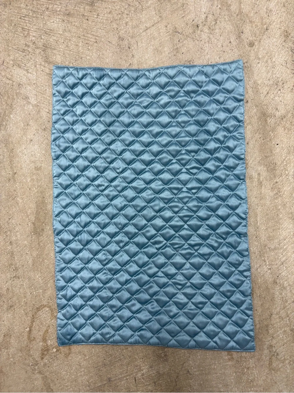 Spring Robin Egg Blue Fluffy and Quilted Placemat